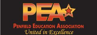 Penfield Education Association logo United in Excellence